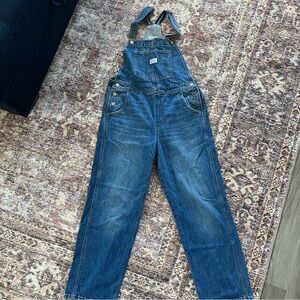 Levis Straight Leg Denim Overalls
